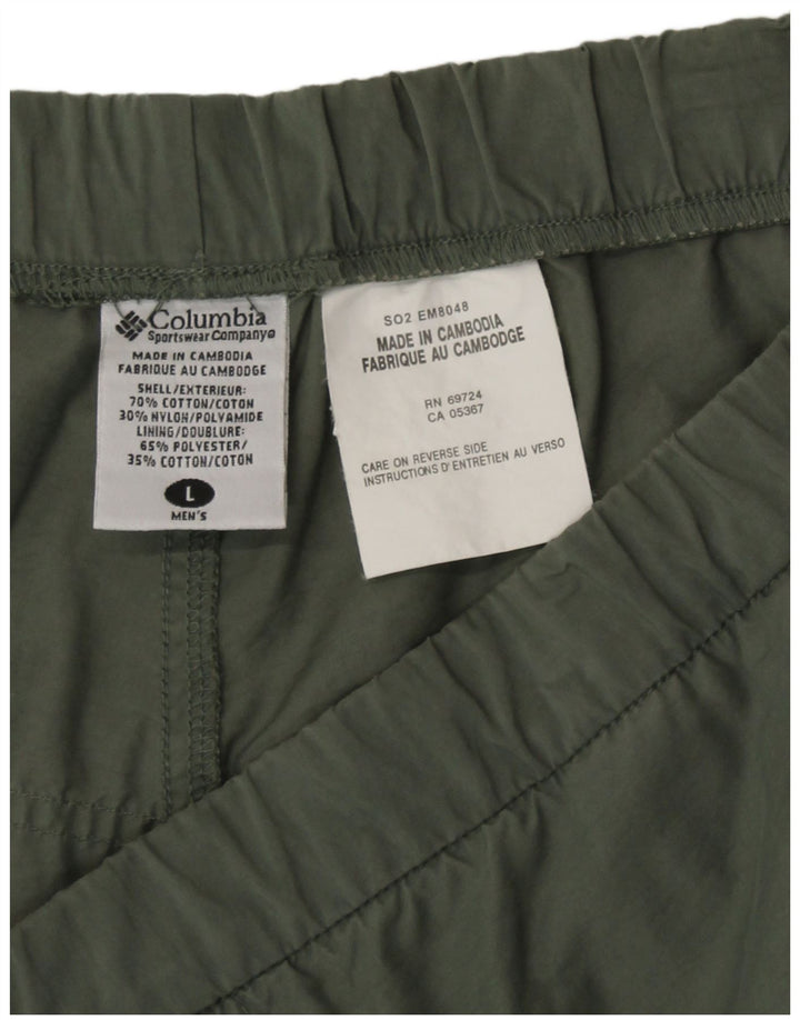 Pantaloni da tuta Columbia da uomo Capri, grandi, in cotone kaki