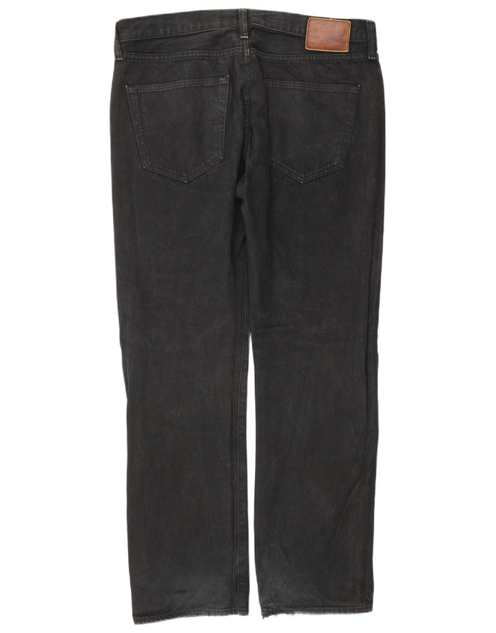 Jeans dritti da uomo Levi's W36 L32 cotone nero