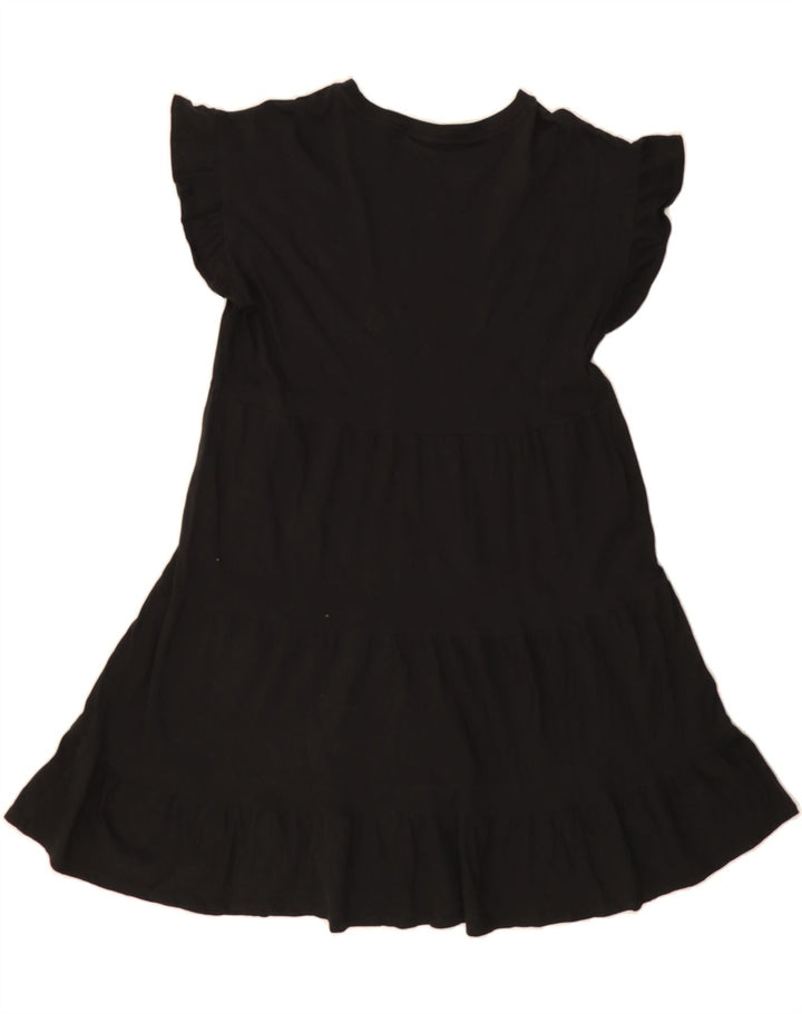 J. CREW Womens A-Line Dress UK 14 Medium Black Cotton Vintage J. Crew and Second-Hand J. Crew from Messina Hembry 