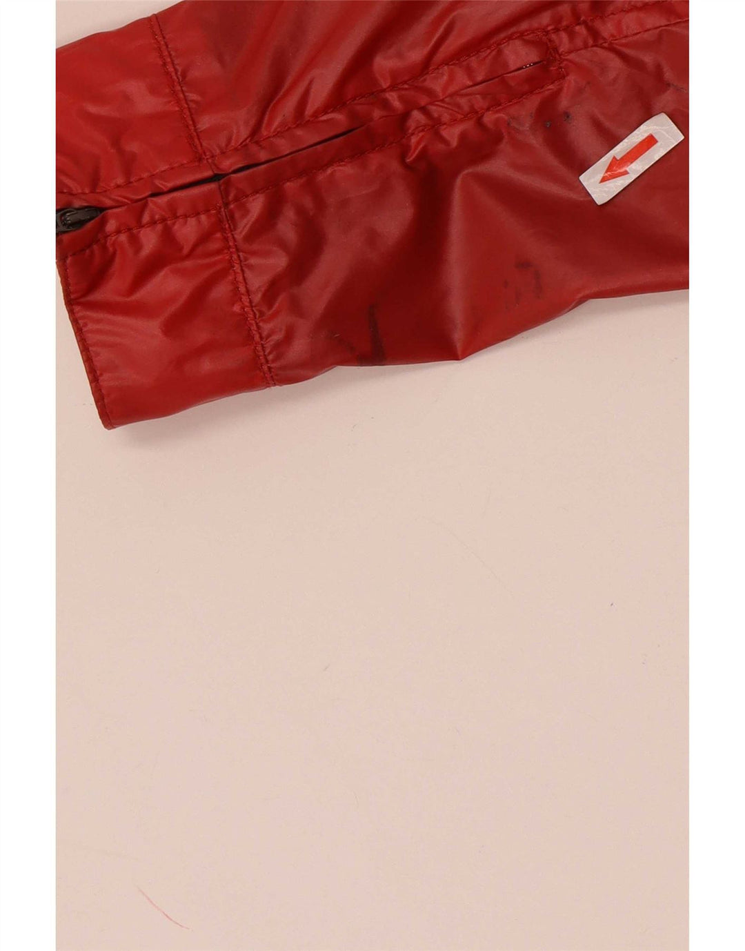 Giacca antipioggia da donna con cappuccio Refrigiwear IT 38 XS Rosso Poliestere
