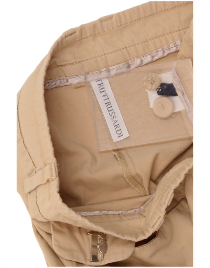 Pantaloni Casual Dritti Donna TRUSSARDI IT 42 Medio W28 L27 Beige