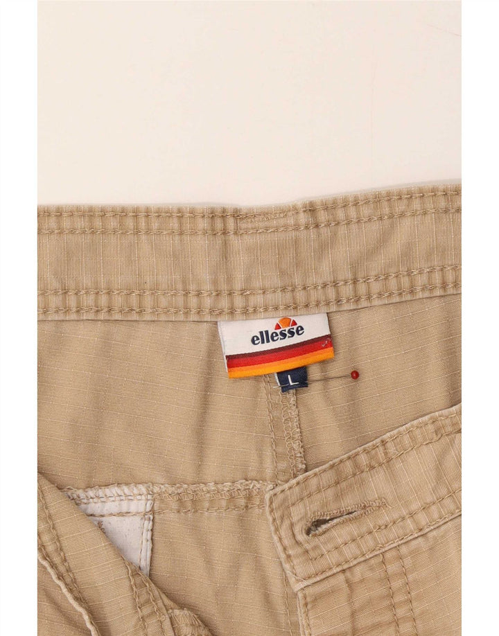 Pantaloncini cargo da uomo Ellesse grandi W34 Beige