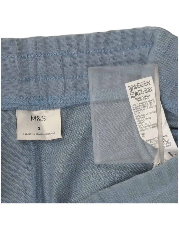 Pantaloncini sportivi da uomo Marks & Spencer piccoli in cotone blu