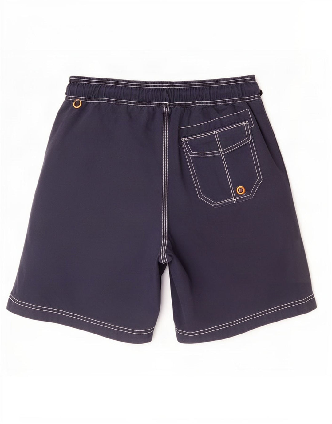 Pantaloncini da bagno da uomo Fat Face piccoli in cotone blu navy