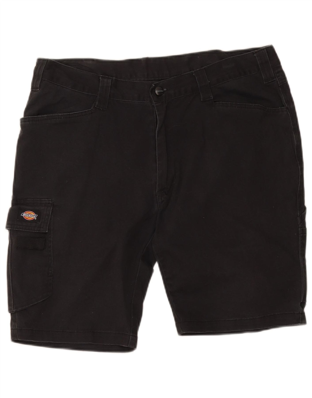 Pantaloncini cargo da uomo Dickies W36 grandi in cotone nero