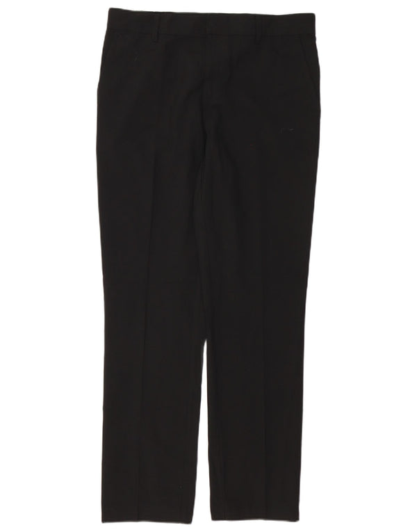 Pantaloni chino dritti da donna vintage W32 L29 neri