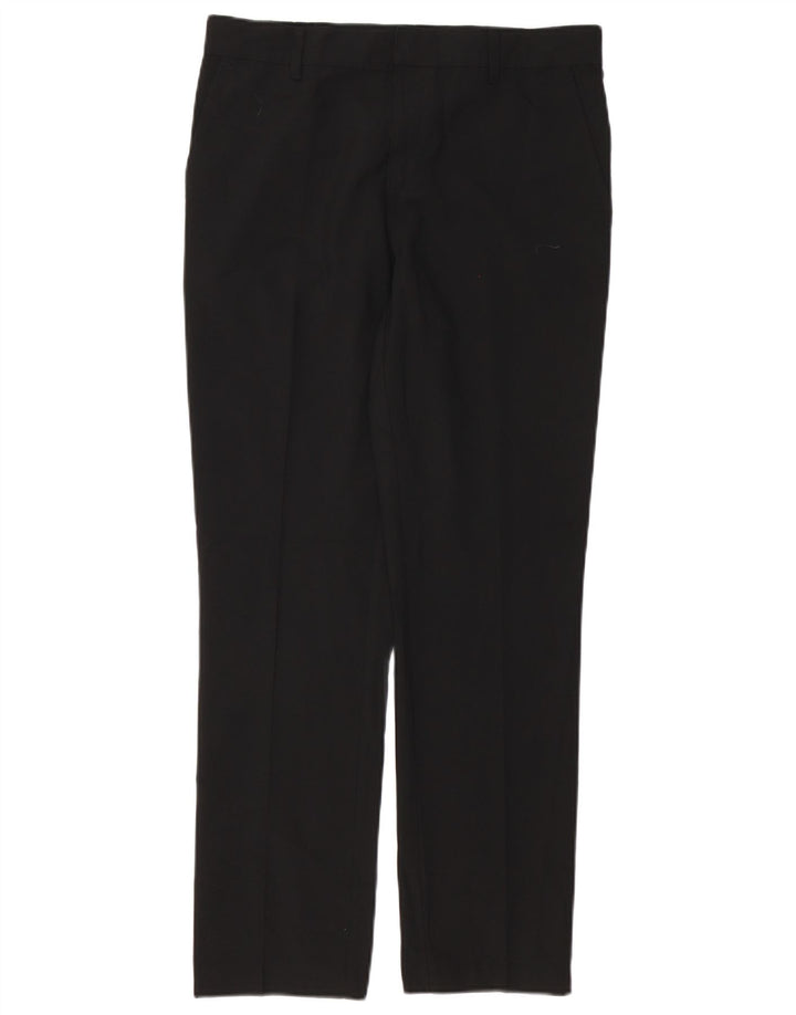 Pantaloni chino dritti da donna vintage W32 L29 neri