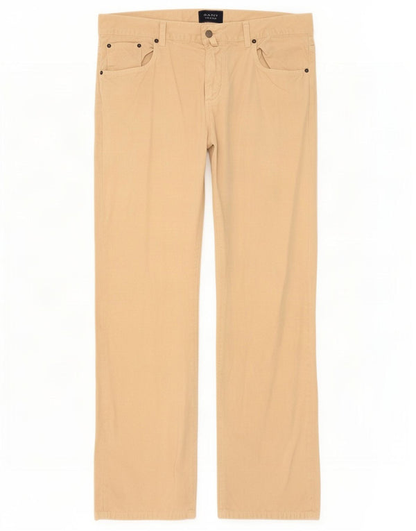 Pantaloni casual dritti da uomo Gant W36 L34 cotone beige