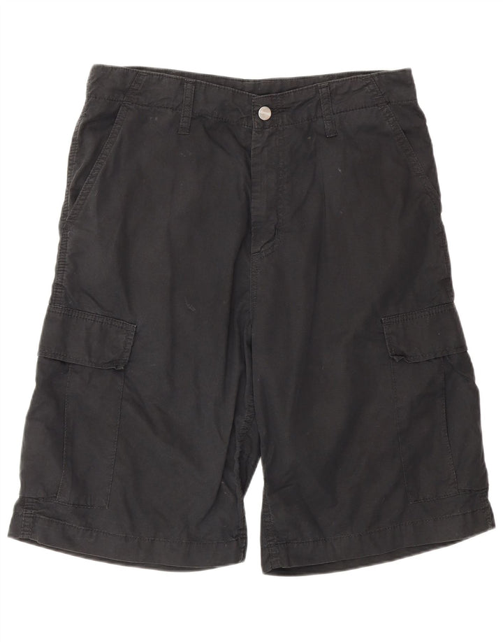 Pantaloncini cargo da uomo Carhartt W29 piccoli in cotone nero