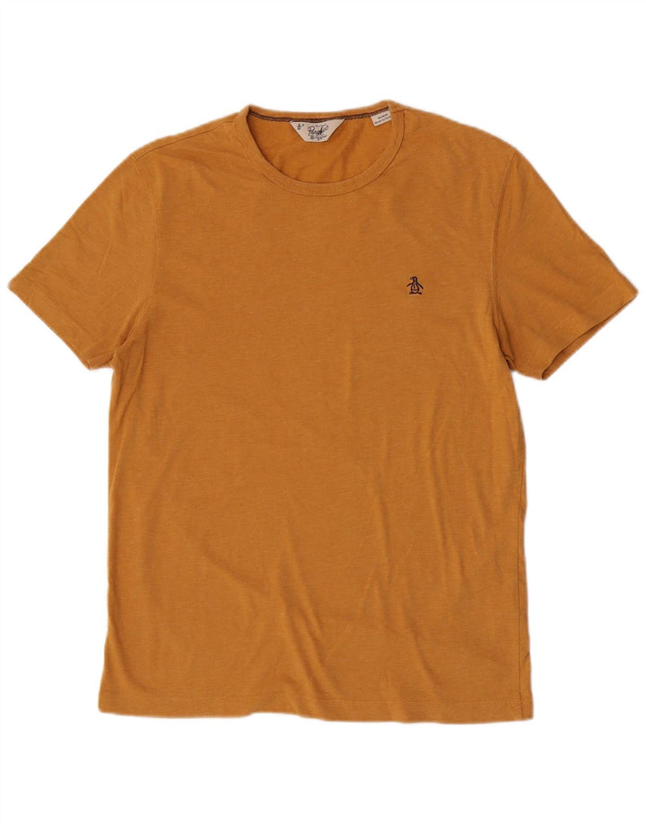 T-shirt da uomo Penguin Top in cotone giallo medio