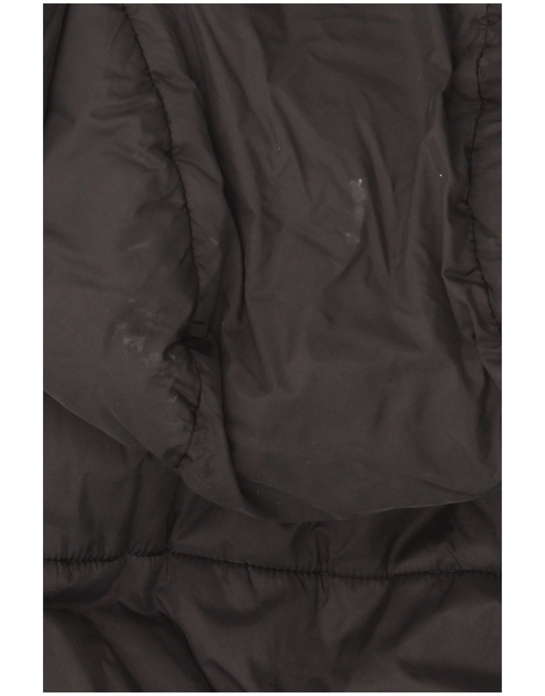 Gilet imbottito oversize con cappuccio da donna Zara UK 10 piccolo poliestere nero
