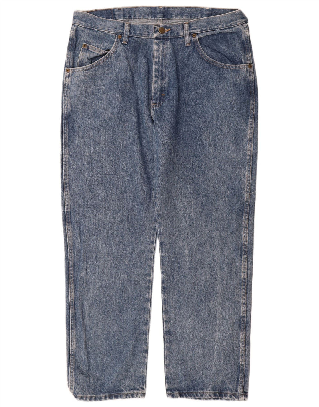 Jeans dritti da uomo Wrangler vestibilità regolare W36 L29 Blu
