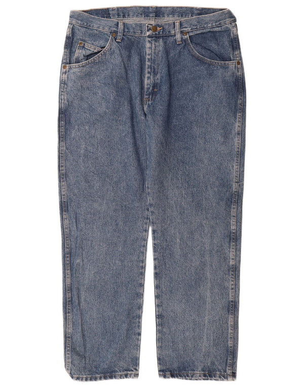 Jeans dritti da uomo Wrangler vestibilità regolare W36 L29 Blu