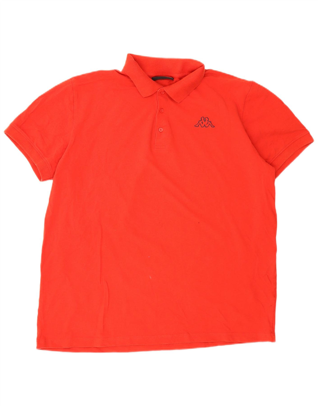 Polo da uomo KAPPA 2XL rossa in cotone