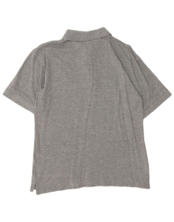 Polo da uomo LOTTO grande grigia screziata