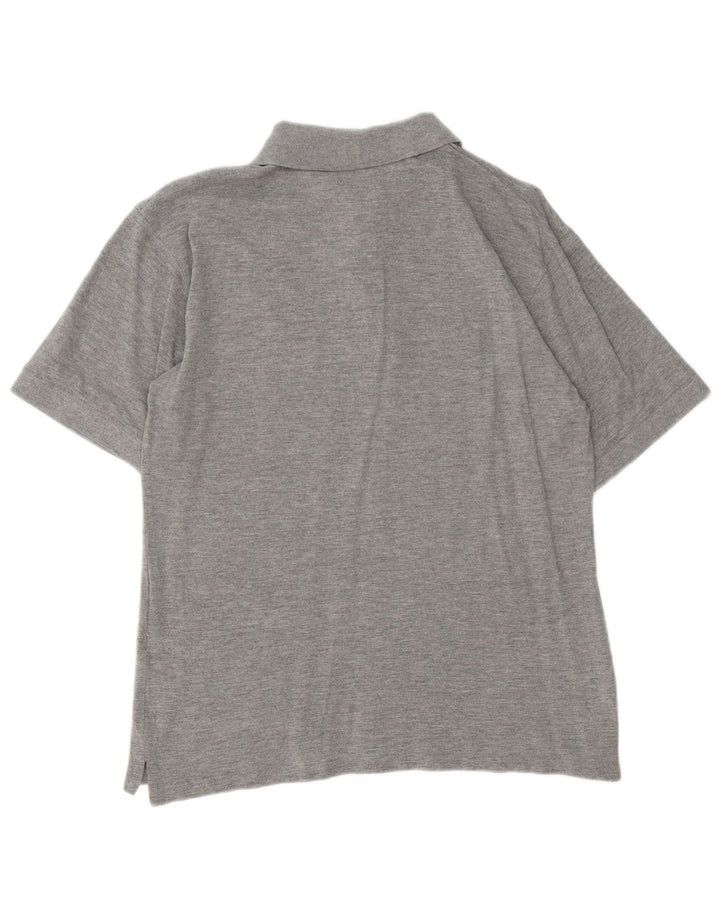 Polo da uomo LOTTO grande grigia screziata