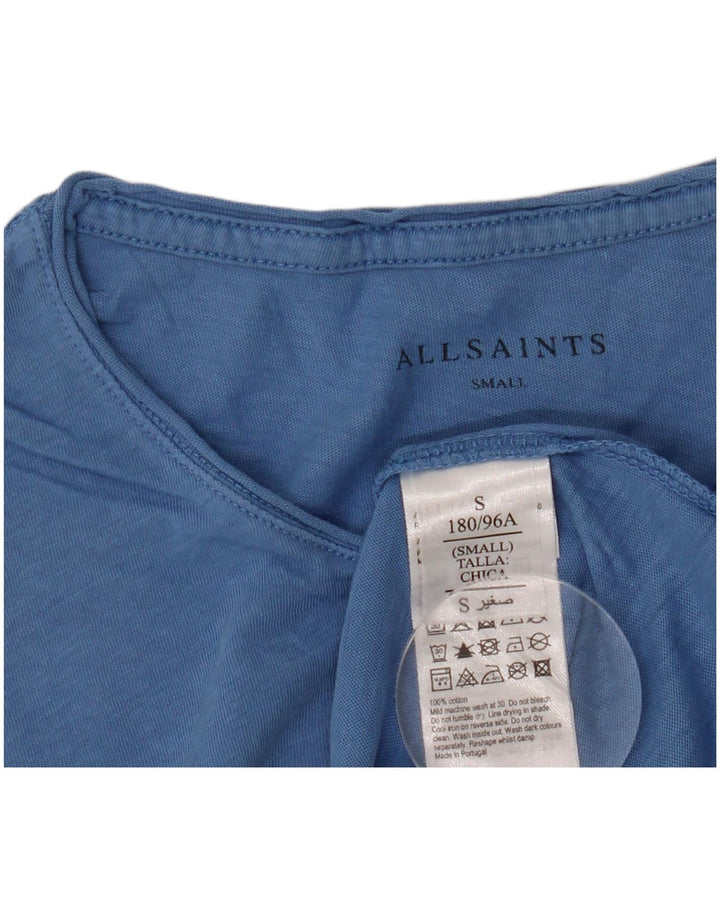 T-shirt da uomo All Saints Top piccola in cotone blu