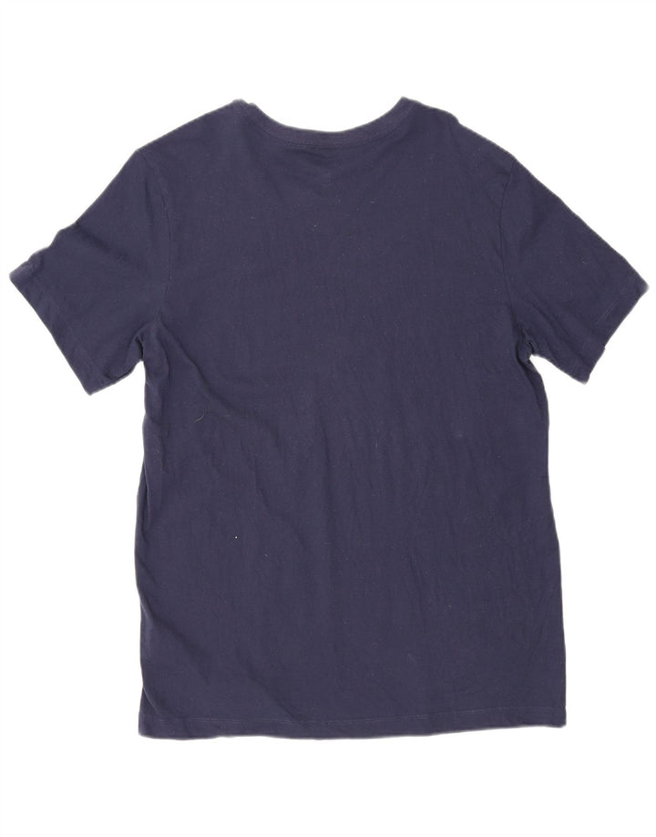 T-shirt da uomo Nike Top Large in cotone blu navy