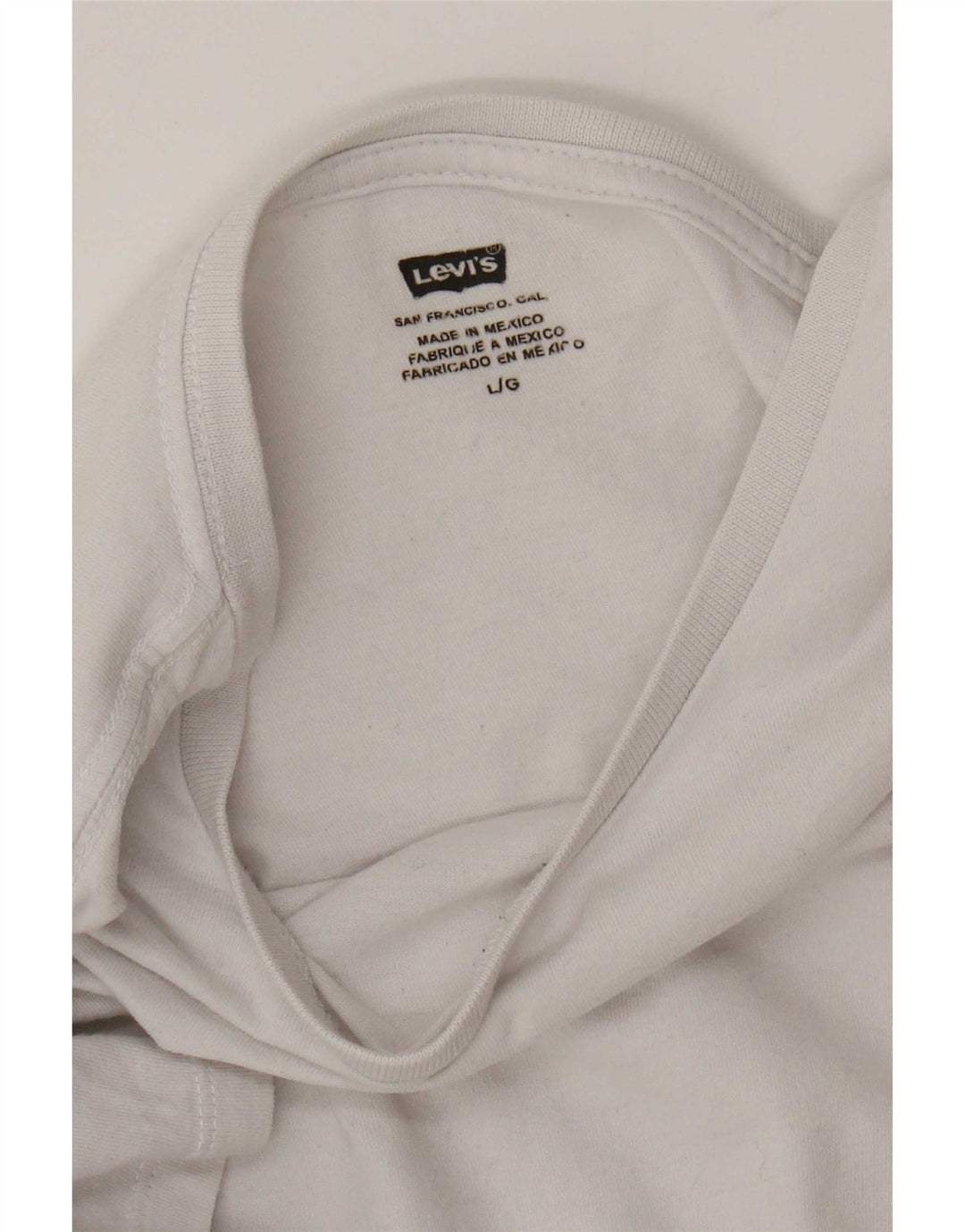 T-shirt da donna Levi's Top UK 16 grande bianca