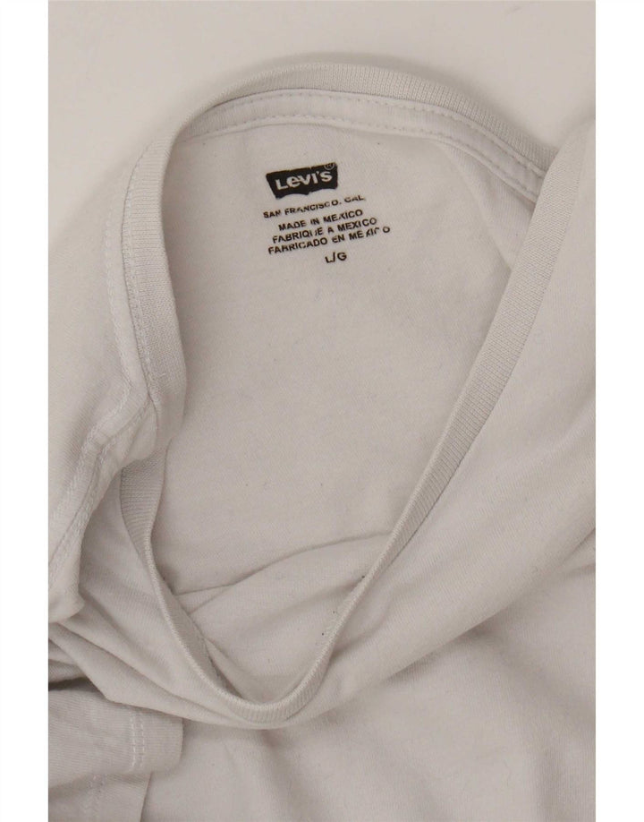 T-shirt da donna Levi's Top UK 16 grande bianca