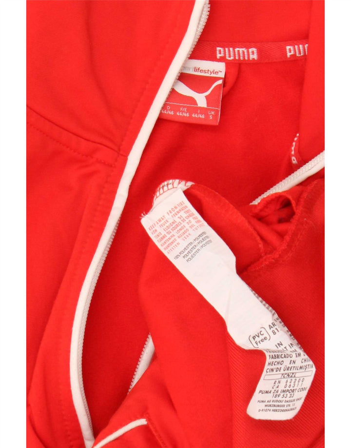Giacca da ginnastica da uomo Puma Small rossa in poliestere
