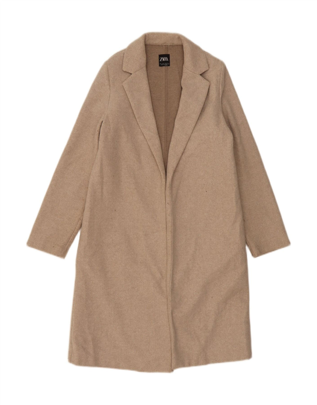 Soprabito aperto da donna Zara UK 10 piccolo beige