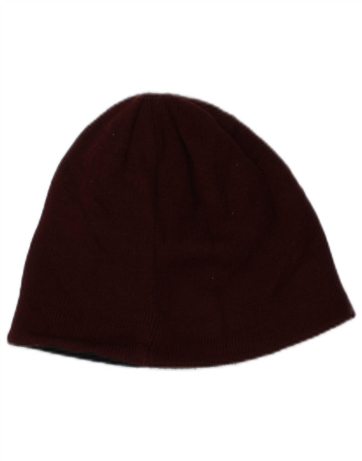 Cappello a cuffia da uomo Calvin Klein taglia unica in acrilico bordeaux