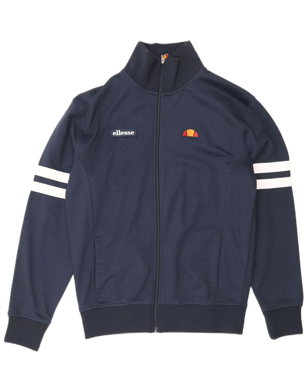 Giacca da ginnastica da uomo Ellesse piccola in cotone blu navy