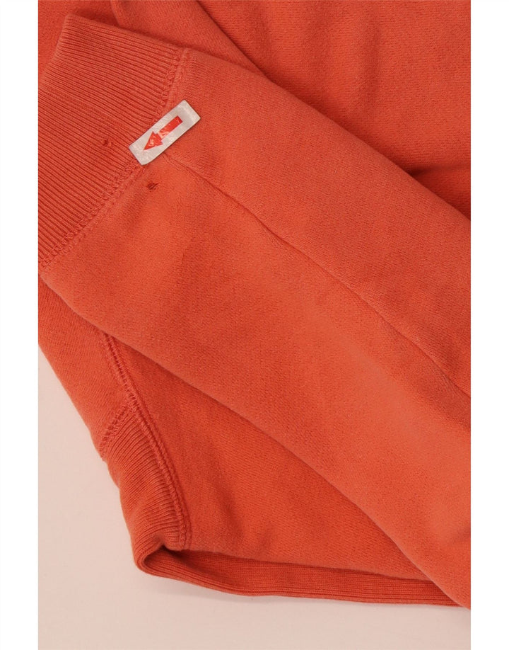 Felpa grafica da donna Izod Maglione UK 14 Cotone arancione medio