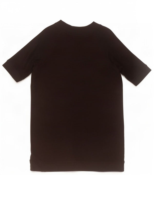 Abito t-shirt da donna French Connection UK 14 Large in viscosa nera