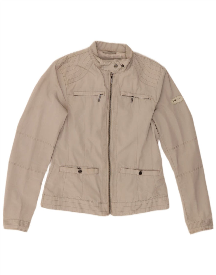 Giacca utility da donna Geox UK 8 Small Poliestere grigio