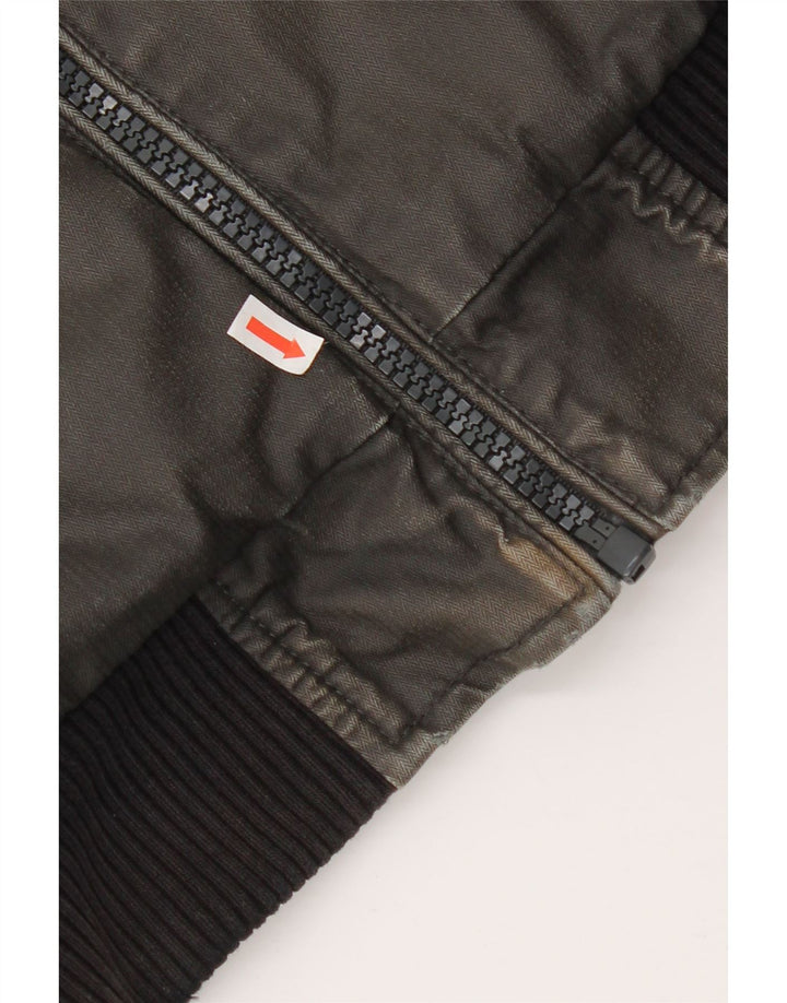 Giacca militare da uomo Jack & Jones UK 36 piccola in cotone grigio