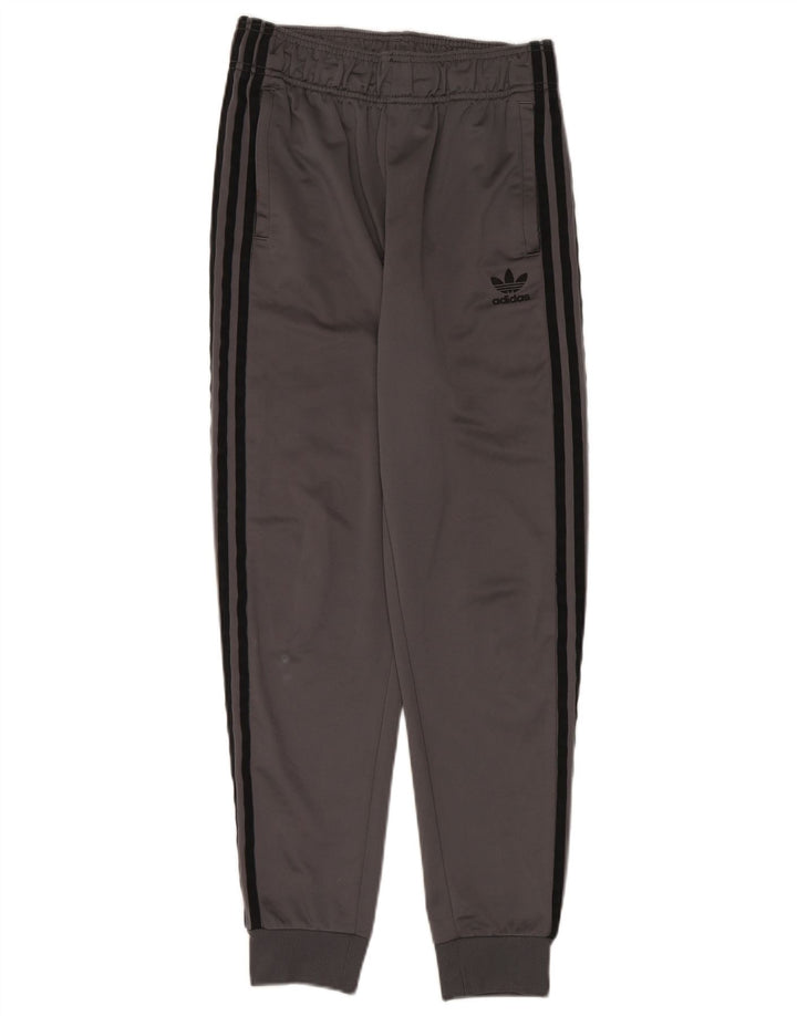 Pantaloni della tuta da ragazzo Adidas Joggers 13-14 anni Poliestere grigio