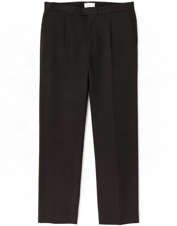 Pantaloni da abito su misura da uomo Marks & Spencer W36 L33 in lana grigia