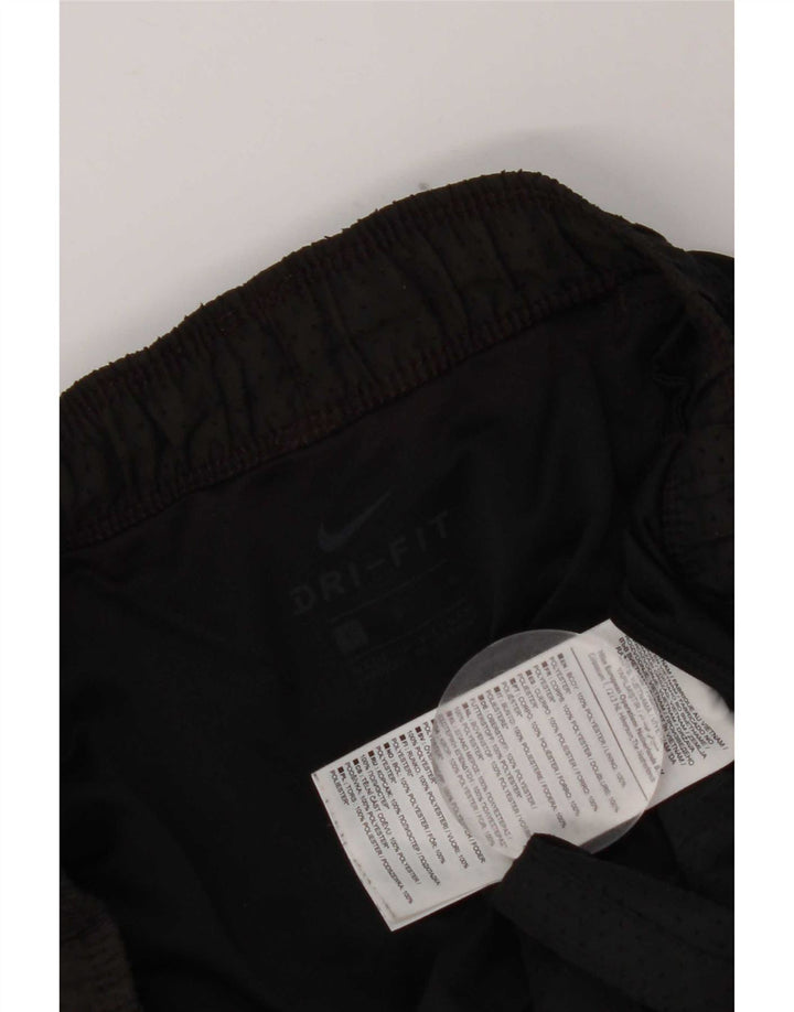 Pantaloncini sportivi Nike Dri Fit da donna UK 16 Large Nero Poliestere