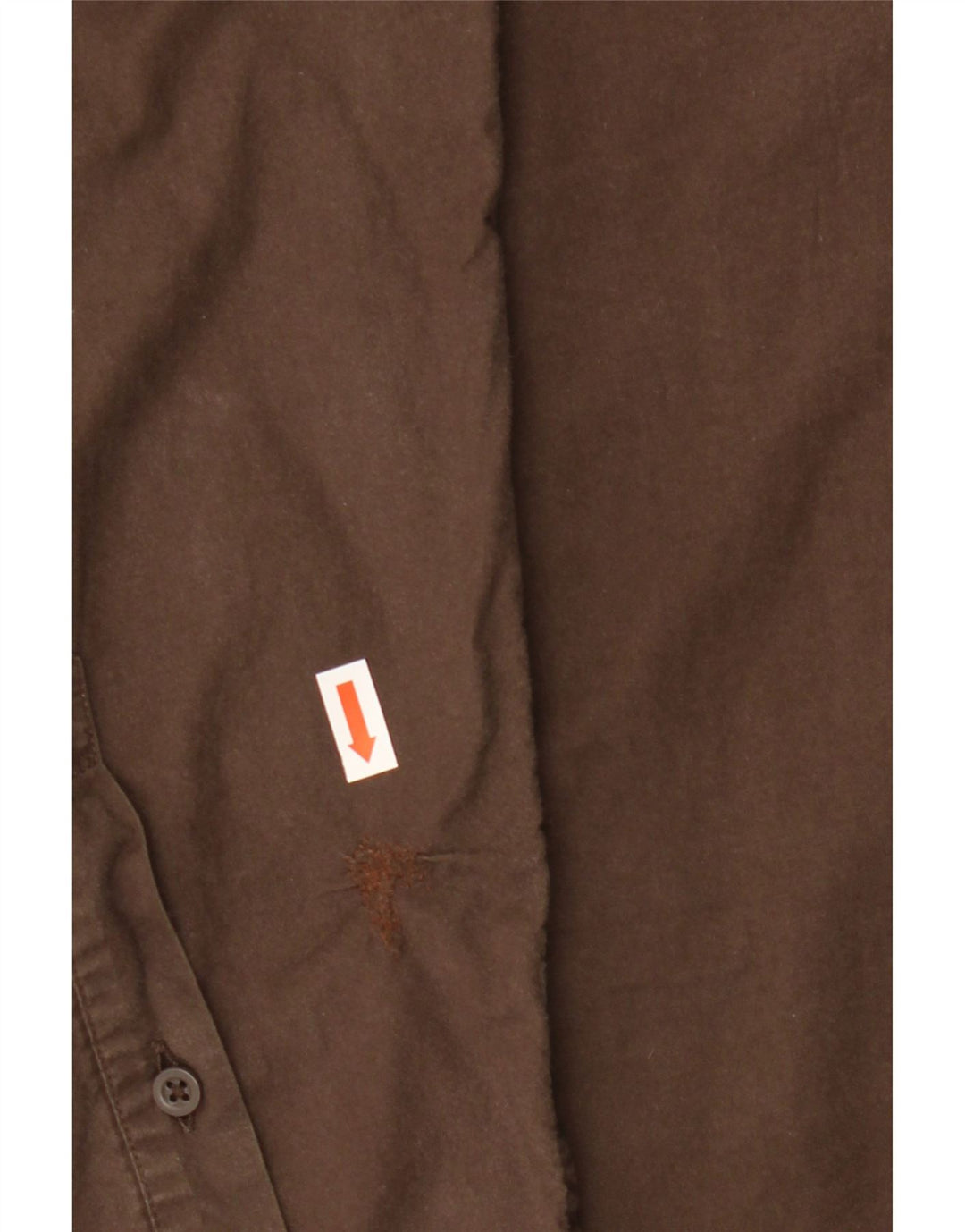 Camicia da uomo NORTH SAILS Large in cotone marrone