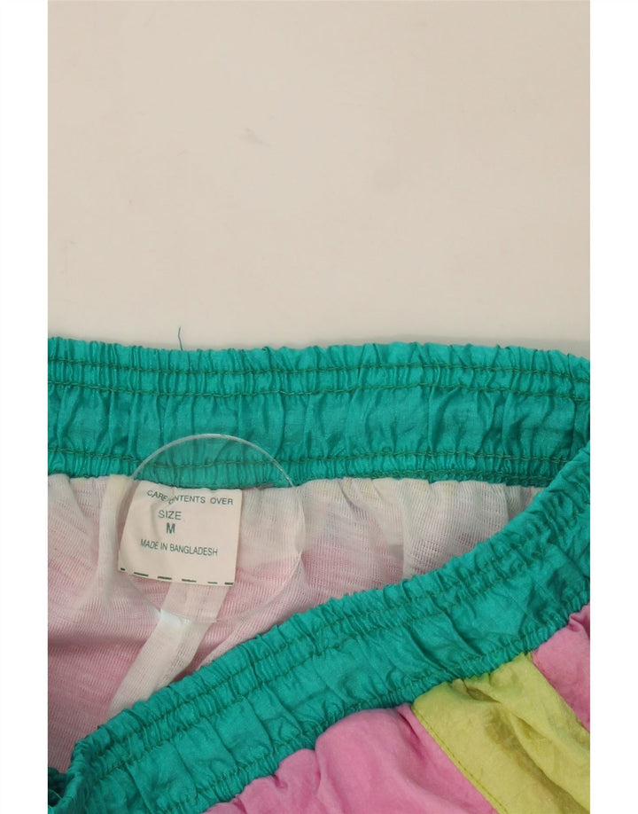 Tuta intera oversize da donna VINTAGE UK 14 Colorblock rosa medio