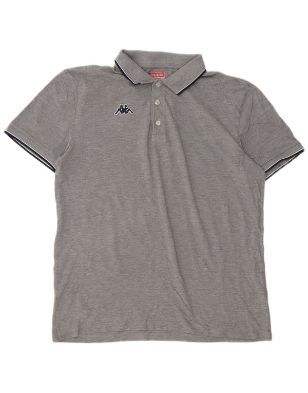 Polo Kappa Uomo 2XL Cotone Grigio