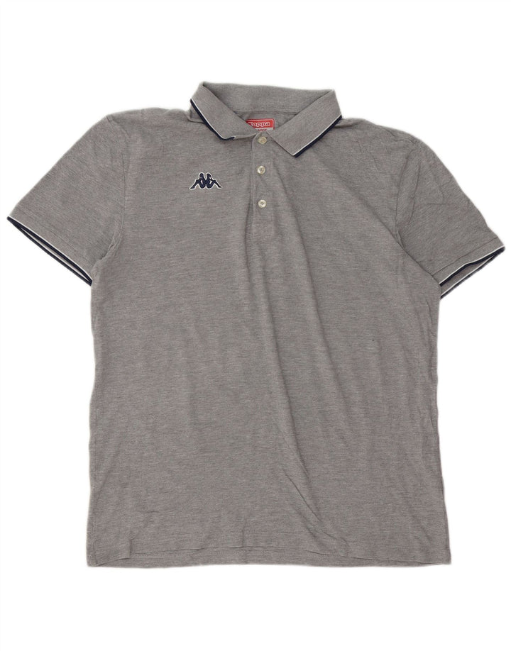 Polo Kappa Uomo 2XL Cotone Grigio