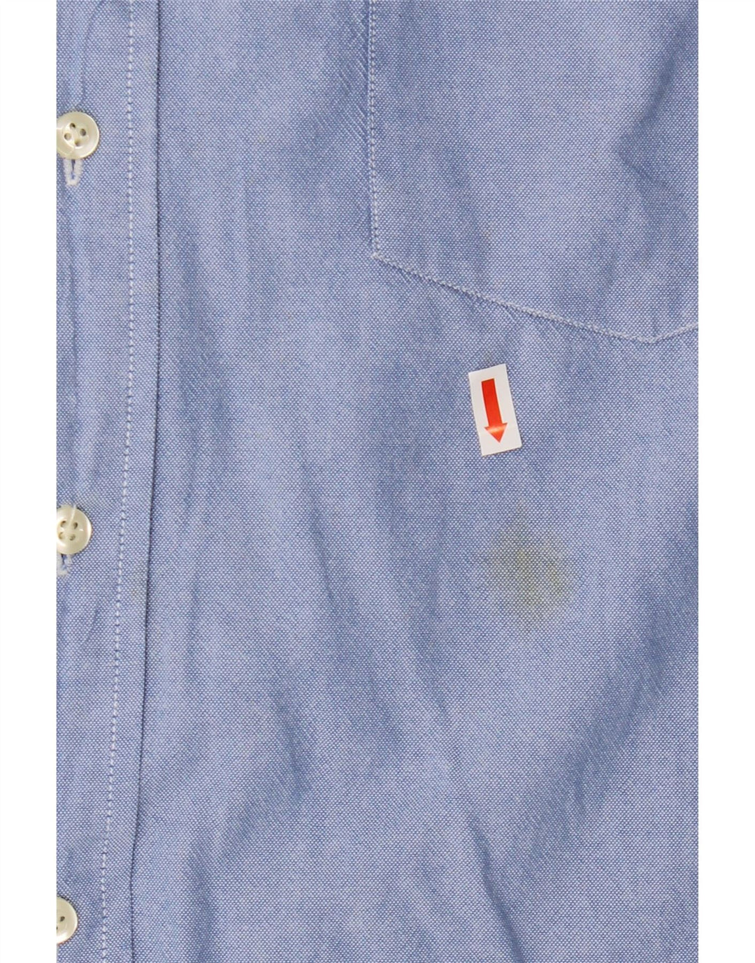 TOMMY HILFIGER Camicia a maniche corte da uomo XL in cotone blu