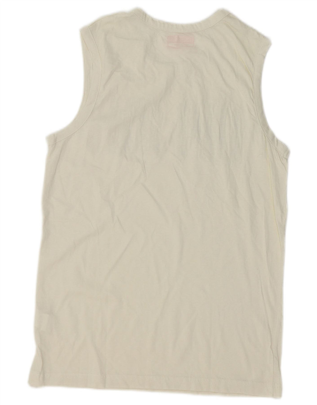T-shirt grafica da uomo Kappa Top in cotone bianco medio
