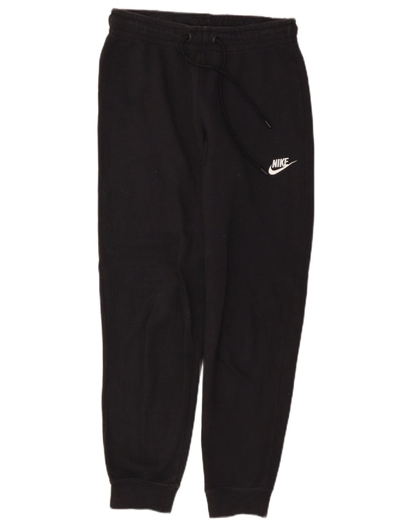 Pantaloni da tuta da donna NIKE Joggers UK 10 piccoli in cotone nero