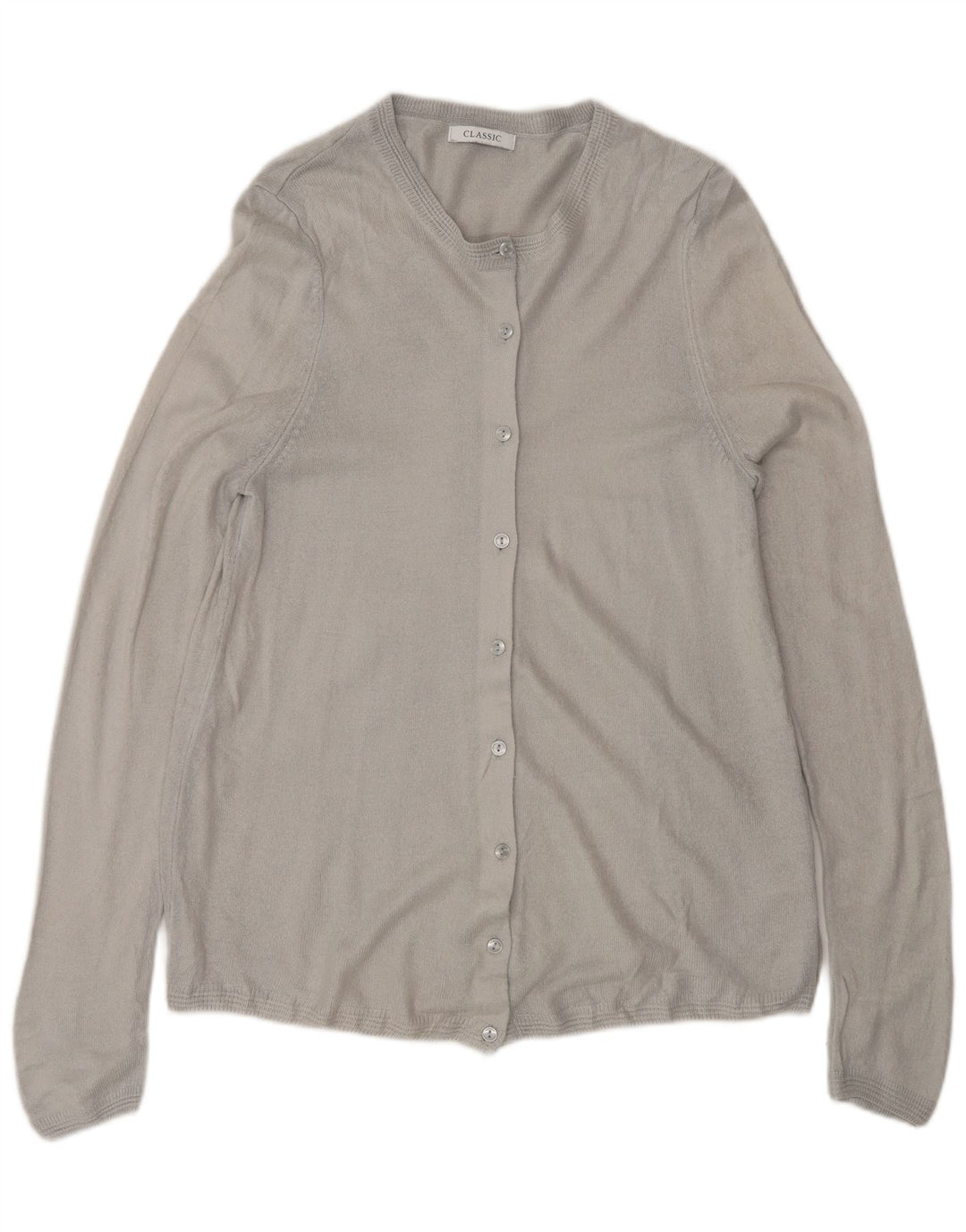 Maglione cardigan da donna Marks & Spencer UK 12 Acrilico grigio medio