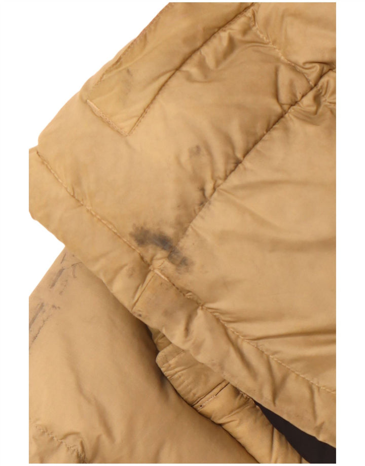 THE NORTH FACE Giacca imbottita da donna UK 14 Nylon color block beige medio