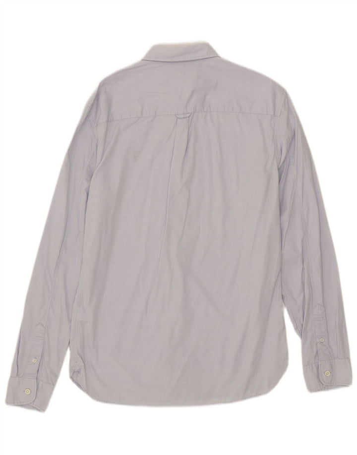 Camicia da uomo All Saints piccola in cotone blu