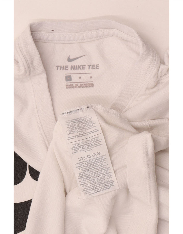 T-shirt grafica da uomo Adidas Top in cotone bianco medio