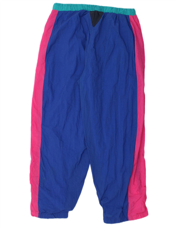 Pantaloni da tuta vintage da uomo XL multicolore color block