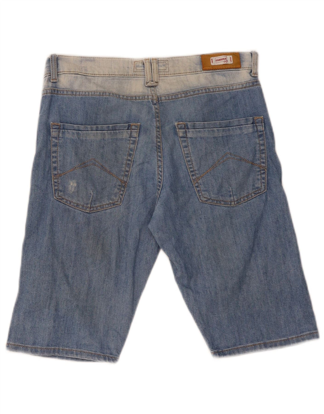 Pantaloncini di jeans invecchiati CARRERA da bambino 13-14 anni W30 cotone blu