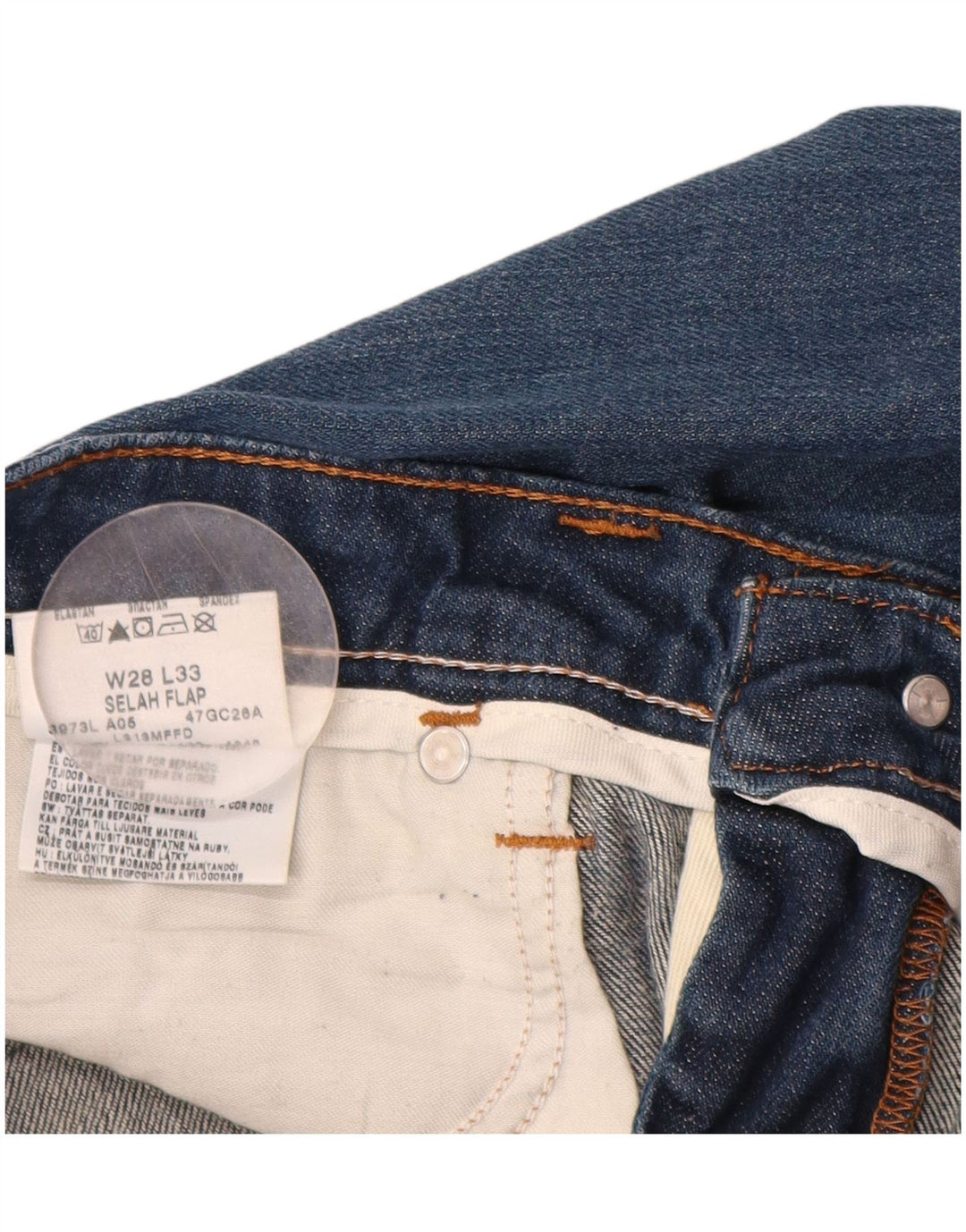 Jeans dritti dritti Selah da donna LEE W28 L31 cotone blu