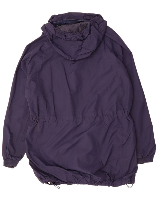 MOUNTAIN WAREHOUSE Impermeabile con cappuccio da donna UK 22 3XL Nylon blu navy